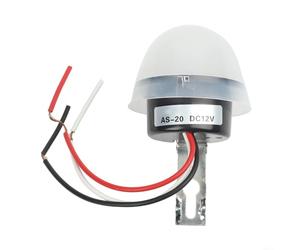 Interruttore sensore fotocellula impermeabile,Regolatore di luce di accensione automatica per lampione,Doppia tensione 220V 12V,Copertura antipioggia regolabile