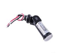 Interruttore sensore fotocellula per controllo esterno dal tramonto all'alba - 120 V AC, carico nominale 1800 W, supporto girevole, rivestimento in policarbonato resistente alla pioggia