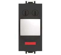 INTERRUTTORE SENSORE PRESENZA NERO VP42 COMPATIBILE VIMAR PLANA VP42-MN-ECO27254 ECOVA