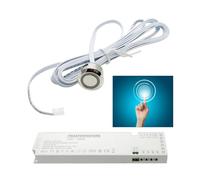 INTERRUTTORE SENSORE TOUCH DIMMERABILE PULSANTE A SFIORO 12V 100W LUCI STRISCE L