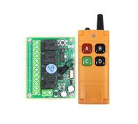 Interruttore senza fili a 4 canali, 12 V, 24 V, per controllo dell'accesso, telecomando, per cancello da strada, con telecomando industriale impermeabile (24 V)
