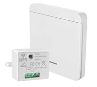 Interruttore Senza Fili della Luce 230V Remote Light Switches Wireless di Sicurezza Trasmettitore RF e Controller Ricevitore 10A Interruttore Intelligente Wireless RF 433MHz per Lampade fino 2300W