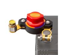 Interruttore separatore batteria auto motore a doppia testa, pulsante di | Pulsante di controllo della corrente per fuoristrada, overlanding, auto, marine, camion, berlina, camper, rimorchio, trattore