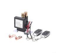 Interruttore separatore radio 12 V 500 A corrente di avviamento telecomando interruttore principale 12 V 200 A carico continuo ABS alloggiamento auto separatore batteria con 2 telecomandi antifurto