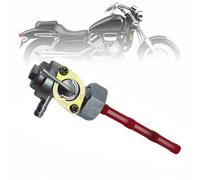 Interruttore serbatoio carburante rosso con riserva per Classic per Honda | ON// per posizioni di riserva, controllo preciso del flusso, facile azione di torsione, adatto per modelli 1975-1980