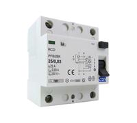 Interruttore SEZ Fi 25A 30mA 2P 10kA TIPO B RCD FI interruttore di protezione...