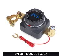 Interruttore sezionatore batteria DC 5-60V con LED di stato 30mA per uso auto ca