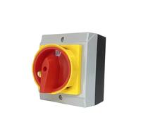 Interruttore sezionatore con blocco fisso, lucchetto rotante custodia impermeabile 32 A 690 V trifase 2 posizioni On-Off YMD11-32D 3P