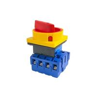 Interruttore sezionatore di carico con pannello lucchettabile 63A 4 fasi 2 posizioni on-off Commutatore rotativo YMD11-63A/4P