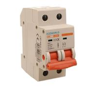 Interruttore Sezionatore Modulare 125A, 2P Bipolare 2 Moduli DIN 220V AC, IP20, Certificato IEC60947-3