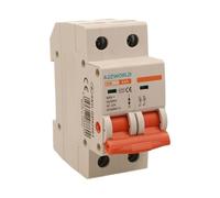 Interruttore Sezionatore Modulare 63A, 2P Bipolare 2 Moduli DIN 220V AC, IP20, Certificato IEC60947-3