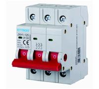 Interruttore sezionatore modulare 63A, 3P 3 poli, occupa 3 moduli DIN, 380V 415V AC, interruttore di isolamento