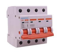 Interruttore Sezionatore Modulare Trifase 40A, 4P Quadripolare 4 Moduli DIN 380V AC, IP20, Certificato IEC60947-3