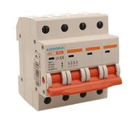Interruttore Sezionatore Modulare Trifase 63A, 4P Quadripolare 4 Moduli DIN 380V AC, IP20, Certificato IEC60947-3