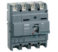 Interruttore sganciatore termomagnetico Hager 4P 250A 40KA X250 HNB251H