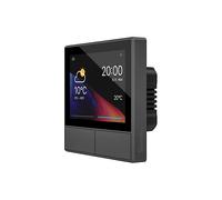 INTERRUTTORE SMART SONOFF Ecrã Multifunzionale HMI Intelligente Sonoff NSPanel Touch Wi-Fi con Interruttore Nero