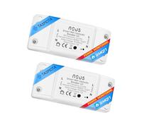 Interruttore Smart WiFi con Tasmota, Modulo Relè 10A, Controllo Remoto via MQTT, Compatibile con Alexa & Google Home, Installazione a Parete o Incasso, No Cloud, Domotica Open Source