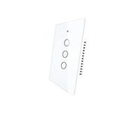 Interruttore smart wifi, Interruttore della luce intelligente touch a parete con neutro/nessun neutro, nessun condensatore Smart Life/Tuya funziona con Alexa, Google Hub richiesto installazione facile