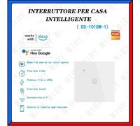 Interruttore Smart Wifi Touch per Alexa Google Home da Parete Controllo Remoto