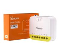 Interruttore Smart Zigbee SONOFF MINI DUO-L 2 Canali Senza Neutro Alexa