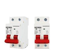 Interruttore solare 2P DC 1000 V 6 A, 10 A, 20 A, 25 A, 32 A, 40 A, 50 A, 63 A DC 1000 V, interruttore batteria su guida DIN per impianto fotovoltaico(50A)