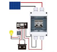 Interruttore solare 6125A con scatola di disconnessione PV DC1000V per protezione da sovracorrente e cortocircuito in energie rinnovabili (10A)