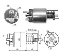 Interruttore solenoide, avviamento MAGNETI MARELLI 940113050453