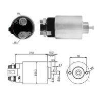 Interruttore solenoide, avviamento MEAT & DORIA 46156