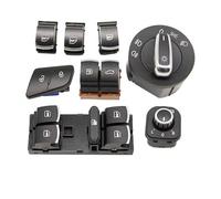 interruttore specchietto Compatibile Con VW Per Polo 6R 2010-2013 | 3C0962125B 5ND941431A Finestra Faro Specchio Portellone Carburante Porta Interruttore Controllo Pulsante(Set 1)