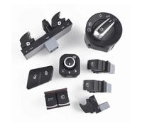 interruttore specchietto Per VW Per Passat B6 Per Tiguan 3C0962125B 5ND959565A 5ND941431B 8 Pz/lotto Finestra Faro Auto Specchio Portellone Carburante Interruttore Porta(B)