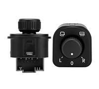 Interruttore Specchietto Retrovisore Auto, Manopola di Regolazione Interruttore di Controllo Specchio Adatto per MK5 MK6 2006-2013 1K0959565J