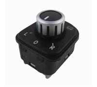 Interruttore specchietto retrovisore per VW Transporter 2010-2015 e Scirocco 2009-2015, manopola di Regolazione specchietto, Interruttore di Controllo specchietto Laterale 5ND959565A 5K0 959 565