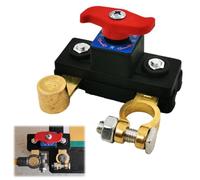 Interruttore Stacca Batteria 100A 12V/24V,Car Battery Power Cut Off Switch,Battery Separator Switch,con Corrente di Picco 1000A,Interruttore Staccabatteria per Auto,per Barche Marine,Caravan