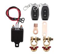Interruttore Stacca Batteria 12v con telecomando per Auto Konuooer Staccabatteria Interruttore Della Batteria Antifurto per Auto, Camper, Camion, Barca, Interruttori con Doppio Telecomando