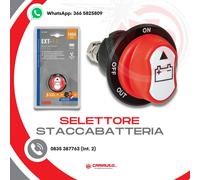 Interruttore staccabatteria a 3 posizioni, 12/32V 100A Camper, Muletti, Camion