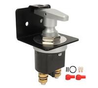 Interruttore Staccabatteria DC12 a 36V 500A Interruttore di Spegnimento Batteria Ad Alta Corrente con Piastra di Blocco Ideale per Auto, Camper, Yacht Prolunga la Durata della