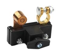 Interruttore staccabatteria in ottone for auto, camion, camper, adatto for sistemi di batterie da 12 V e 24 V con design semplice a manopola