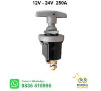 INTERRUTTORE STACCABATTERIA STACCA BATTERIA 12V / 24V 250A TRATTORI AUTO CAMION