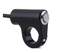 Interruttore Sul Manubrio, 22mm Interruttore per Montaggio Sul Manubrio del Motociclo Pulsante Fari Fendinebbia del Freno ON/OFF(Pulsante autobloccante di tipo B con luce)
