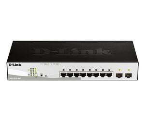 Interruttore (Switch D-Link DGS-1210-08P 8x 1Gb 2x SFP Gestibile | DGS-1210-08P/E