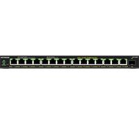 NETGEAR 16-Port High-Power PoE+ Gigabit Ethernet Plus Switch (231W) with 1 SFP port (GS316EPP) Gestito Gigabit Ethernet (10/100/1000) Supporto Power over Ethernet (PoE) Nero