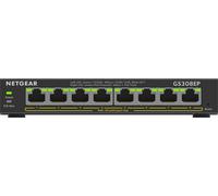 Interruttore (Switch Netgear 8-Port Gigabit Ethernet PoE+ Plus Switch (GS308EP) 8x 1Gb Gestibile | GS308EP-100PES