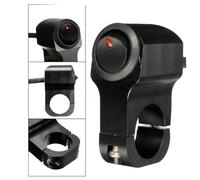 INTERRUTTORE SWITCH UNIVERSALE ON/OFF PER MANUBRIO LUCI MOTO CNC ATTACCO 22mm