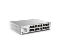 Interruttore (Switch Zyxel GS1100-16 v4 16x 1Gb Ingestibile | GS1100-16-EU0104F
