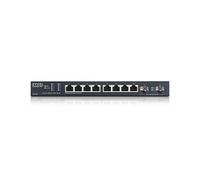 Zyxel 8 porte Multi-Gig 2,5G Cloud/Smart Switch gestito con 2 x10G SFP+ | montaggio da tavolo o a parete [XMG1915-10E].