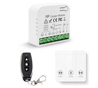 Interruttore Tapparelle Con Telecomando RF, Tedeligo Modulo Per Persiane Elettriche Senza Fili Telecomando Per Tapparelle Elettriche Portata Di Controllo 100M Due tipi di telecomandi wireless