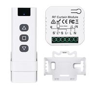 Interruttore Tapparelle RF, Telecomando Singolo per Tapparelle Elettriche Funziona in Parallelo con Interruttore per Tenda Originale, Modulo Comando Wireless per Persiane Avvolgibili