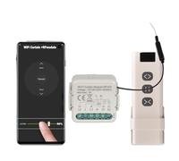 Interruttore Tapparelle RF WiFi, Controllo Tapparelle Elettriche, Telecomandi RF 433MHz, Modulo Ricevitore, Timer Relè, Tende e Persiane Avvolgibili, Tuya/Smartlife, Potenziata dal Segnale (1)