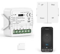Interruttore Tapparelle Wifi Con Telecomando RF Da Parete Appoggio Google Alexa