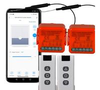 Interruttore Tapparelle WiFi, Telecomandi RF, Modulo Ricevitore, Controllo Tapparelle Elettriche per Tende e Persiane Avvolgibili, 433MHz, Modulo Comando Timer, Smart Life app (2)